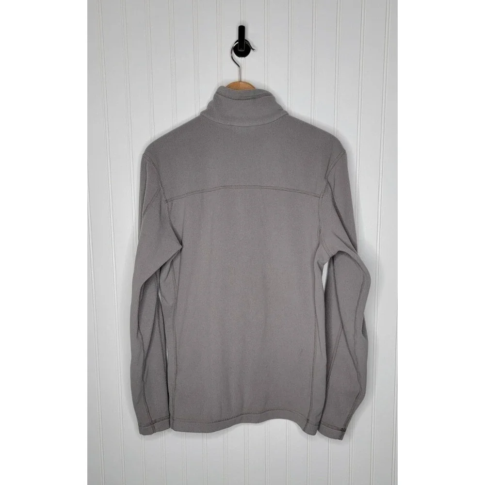 Patagonia Quarter Zip Fleece Pullover Sweater Men's size Small Gray